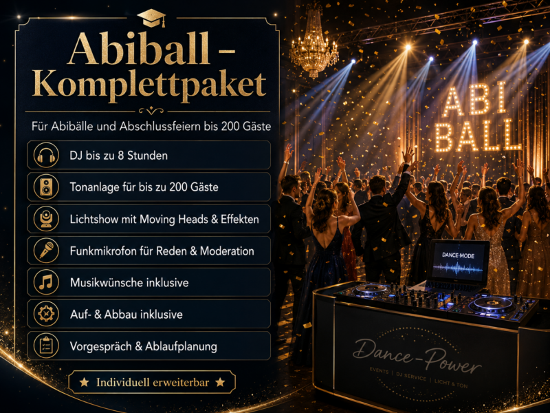 Abiball – Komplettpaket