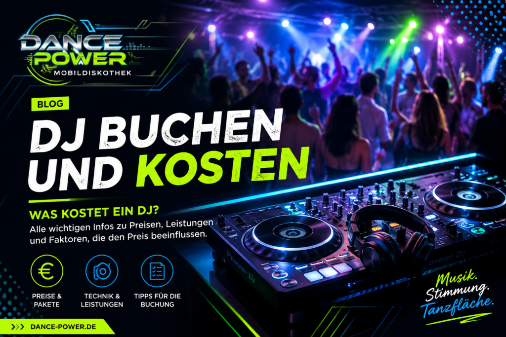 DJ buchen und Kosten: Was kostet ein DJ für eine Feier?