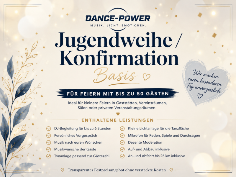 Jugendweihe / Konfirmation – Basis