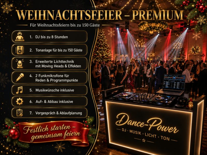 Weihnachtsfeier – Premium